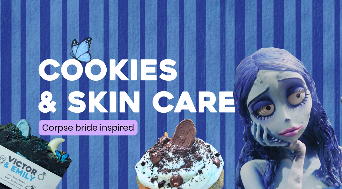 crumbl cookies and skin care corpse bride inspired