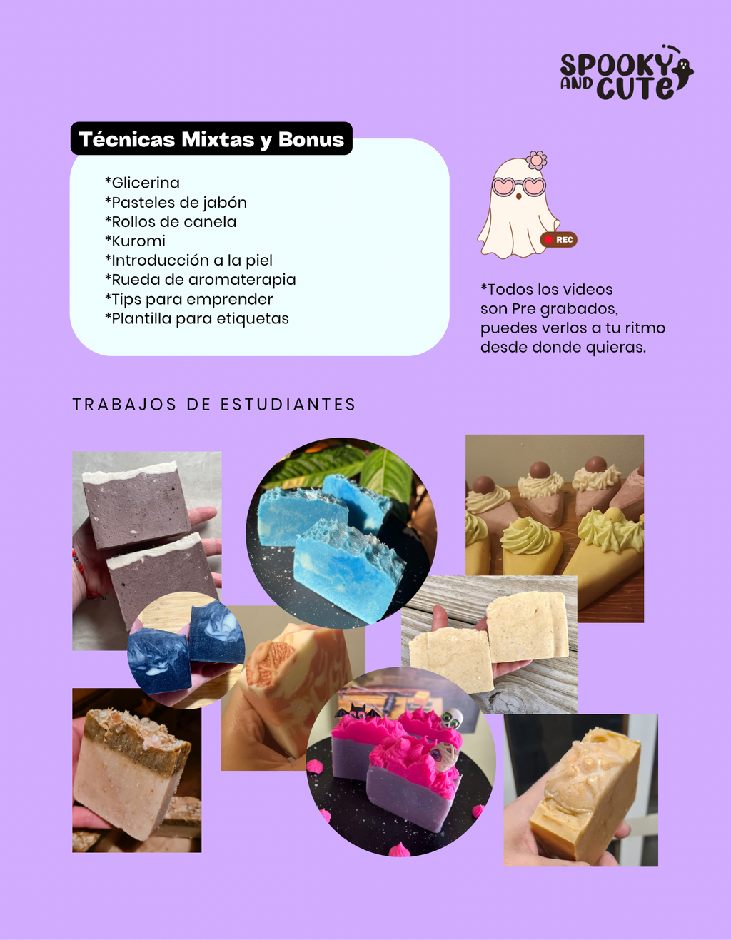 Curso de jabones artesanales creativos